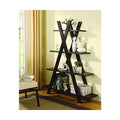 Contemporary Cappuccino Bookcase E10960