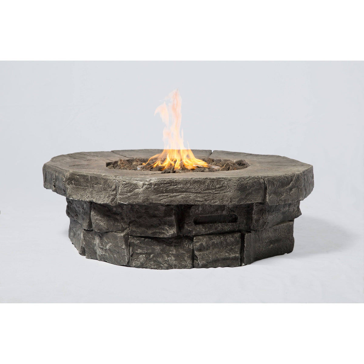 Cast Stone Propane Fire Pit Table J871878