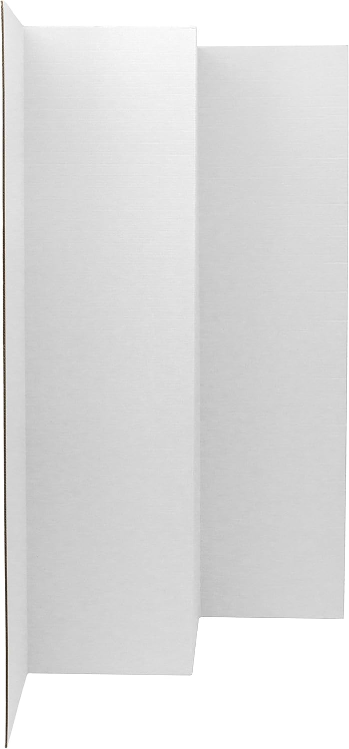 6 ft. Tall White 3 Panel Room Divider N46879
