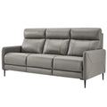 Grey Leather Sofa N162306