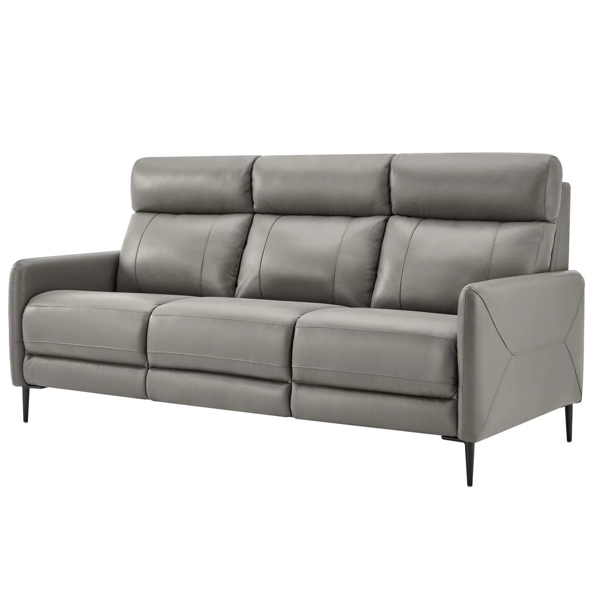 Grey Leather Sofa N162306