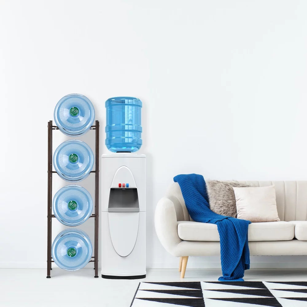 4-Tier Water Bottle Holder Storage Rack Z388