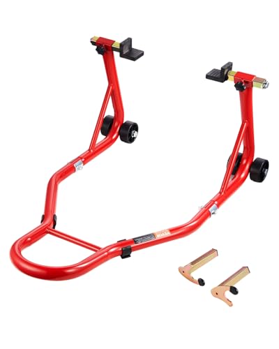 850 LBS Heavy Duty Motorcycle Rear Wheel Stand with U + L Fork F5932