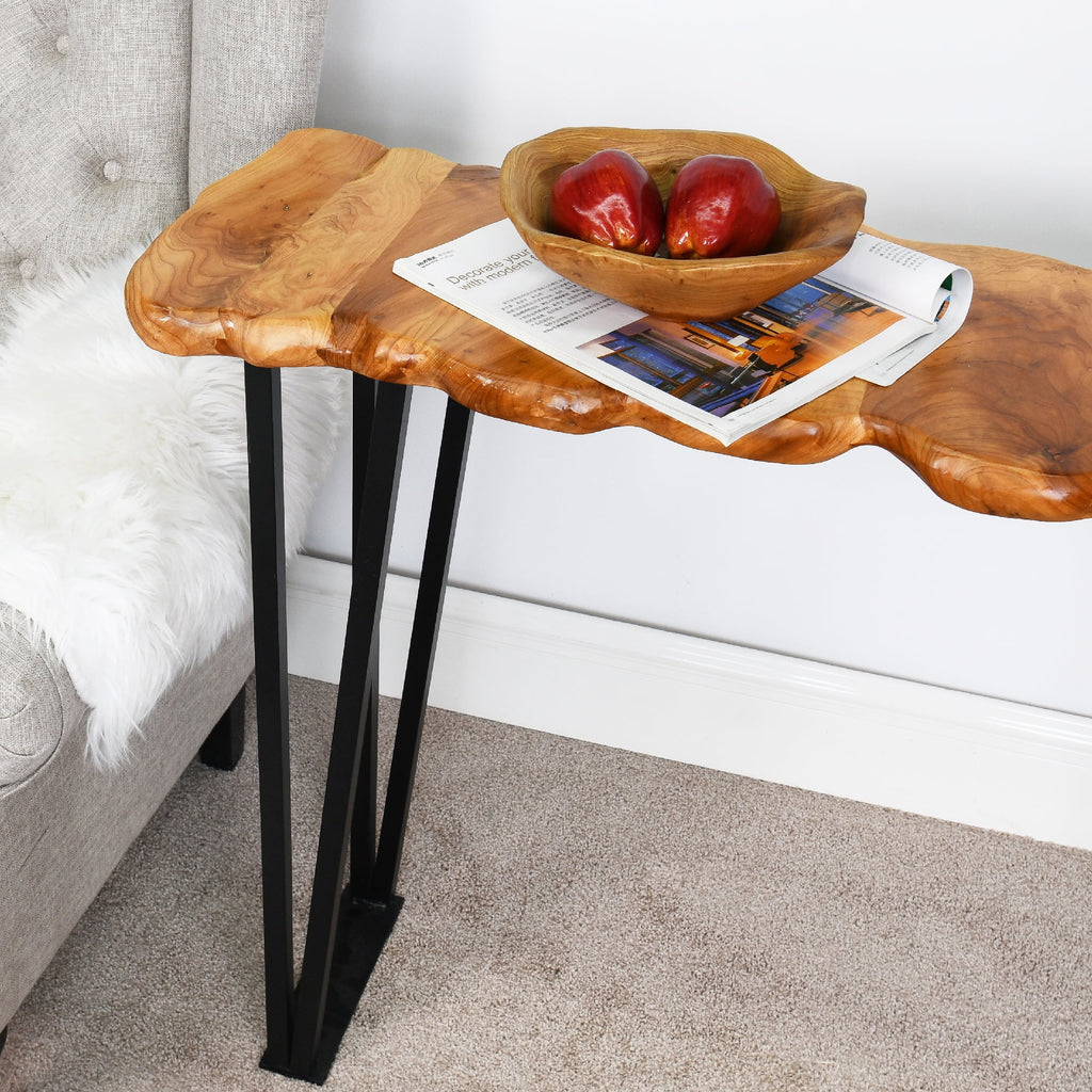 Cedar Wood Console Table Y931