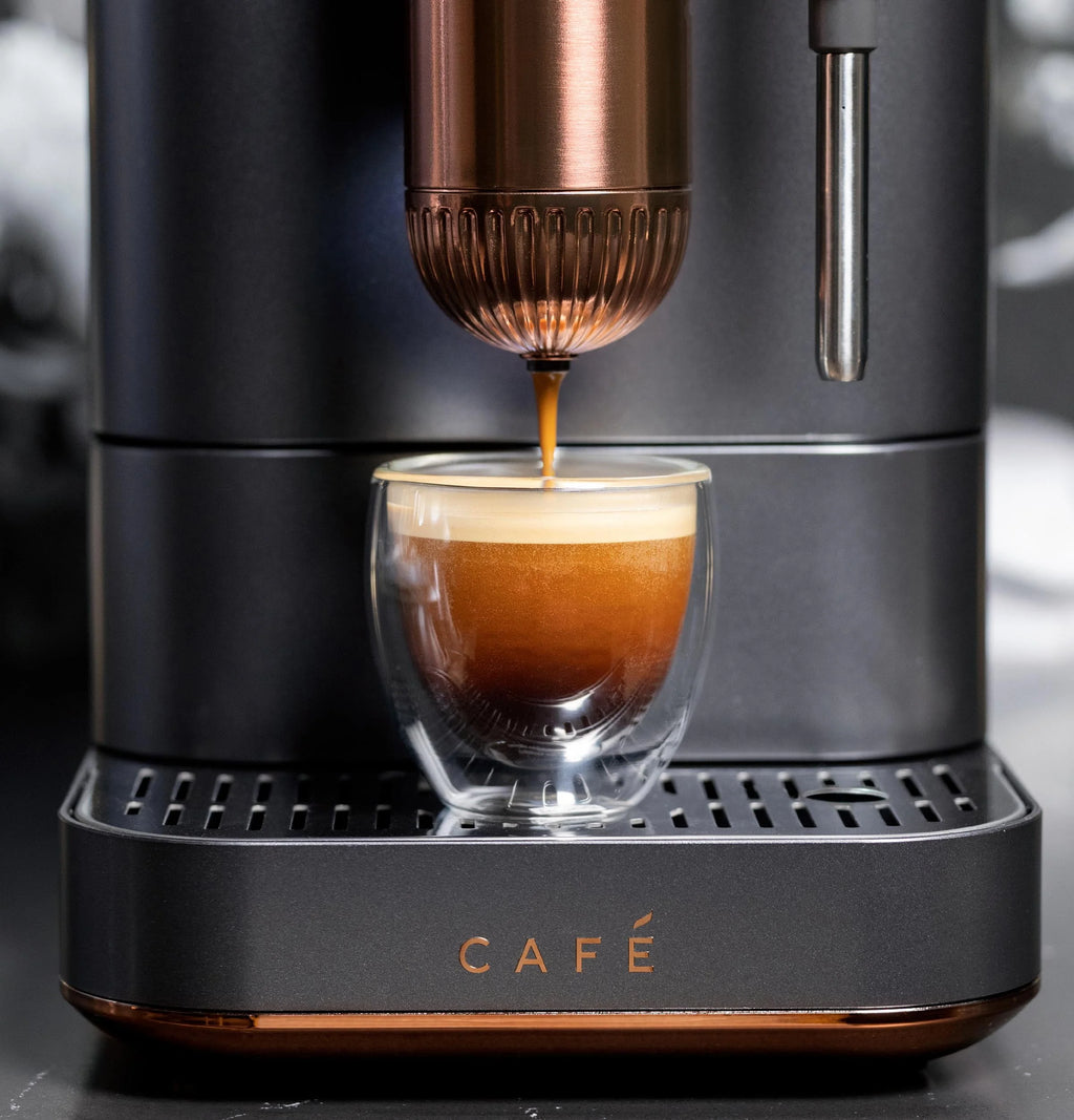 Automatic Espresso Machine with Milk Frother, Matte Black, 1.2 Liter A754