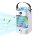 Portable Tabletop Air Cooler Fan with LED Light D966