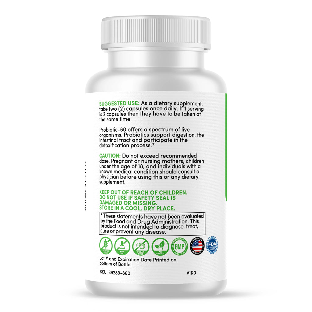 Probiotics 60 Billion CFU 60 Caps R602768
