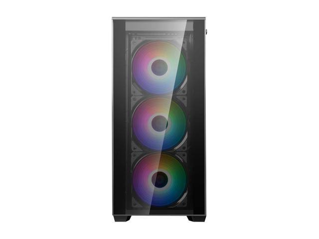 Mid-Tower Case with 3x120mm ADD-RGB Fans N248347