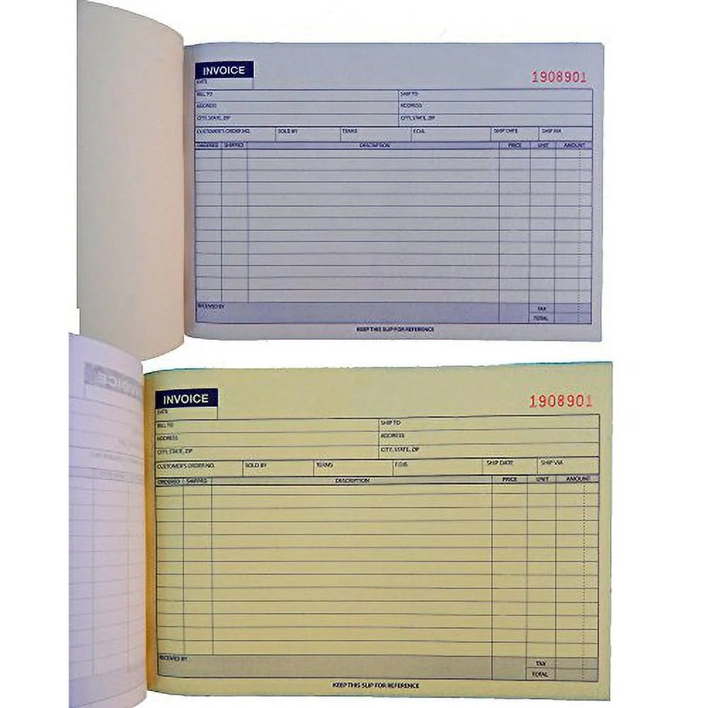 Carbonless Invoice Receipt Book 2 Part 50 Sets N534