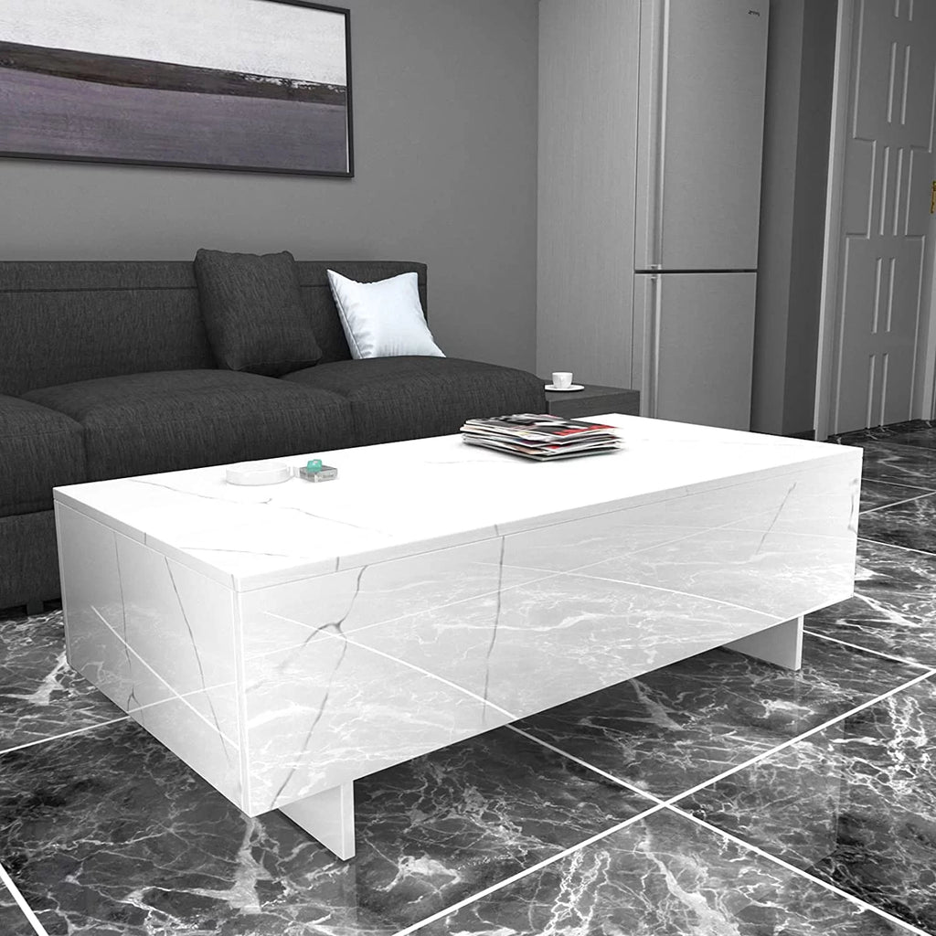 White High Gloss Coffee Table Y96362
