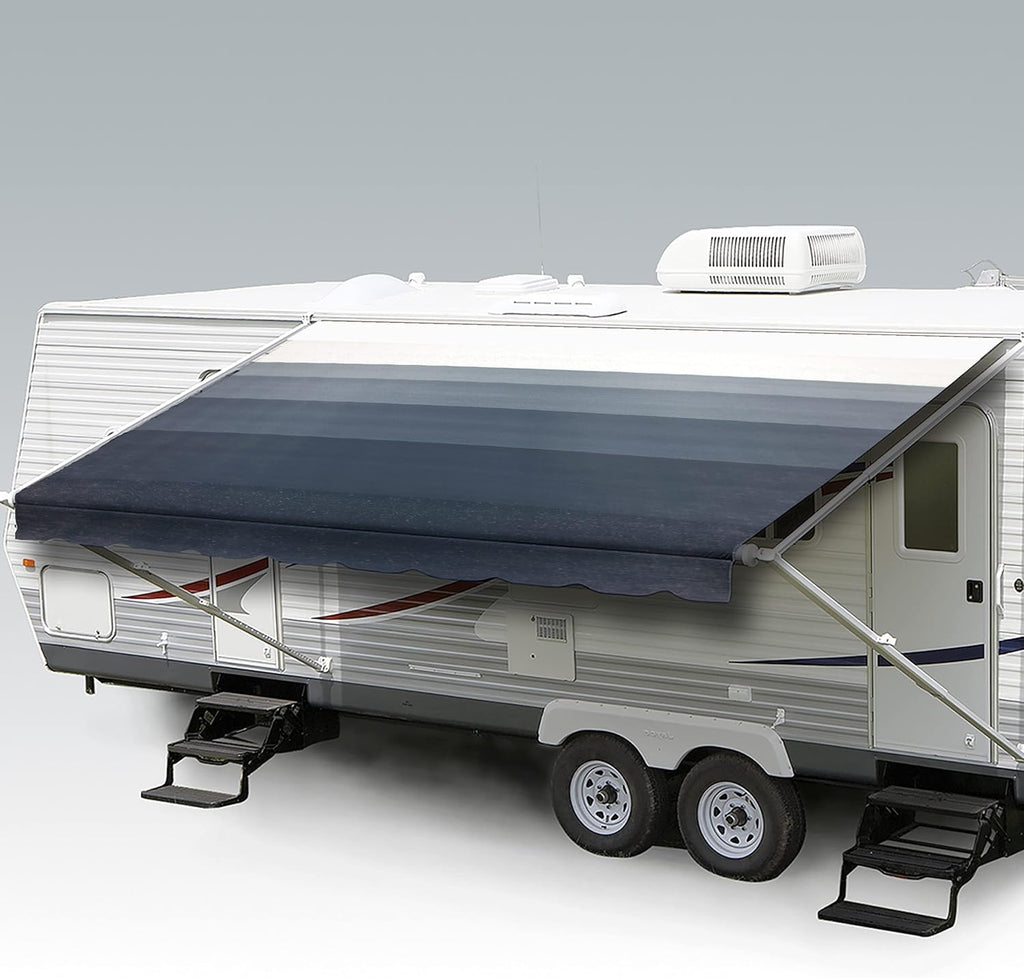 Heavy Duty Weatherproof Vinyl RV Awning Fabric Replacement N733