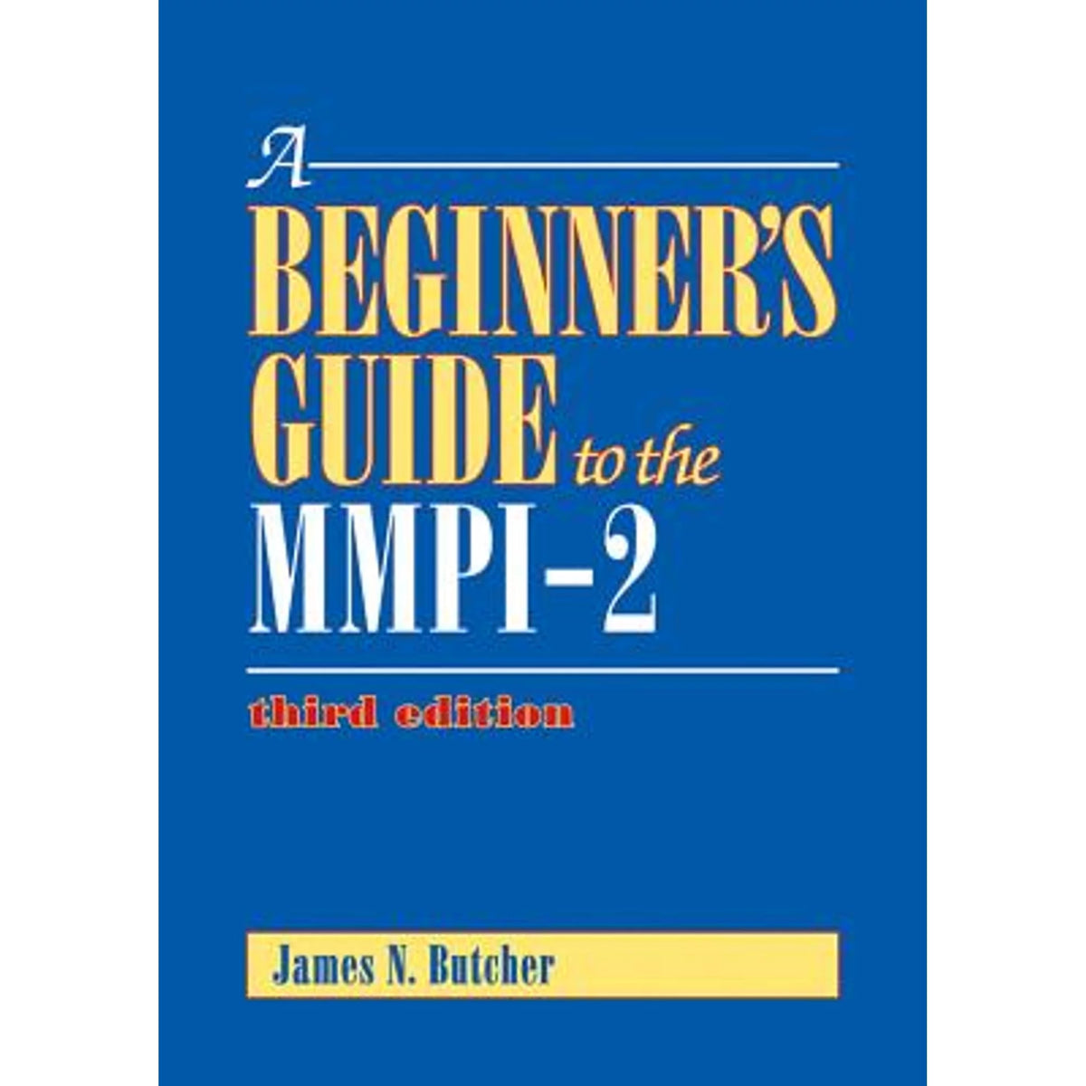 Pre-Owned A Beginner's Guide to the Mmpi-2 Hardcover R179