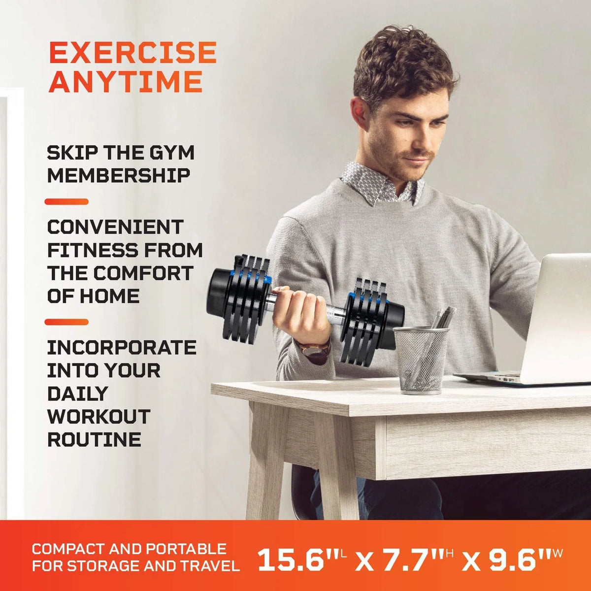 25-lb Adjustable Dumbbell 2 pc S90723