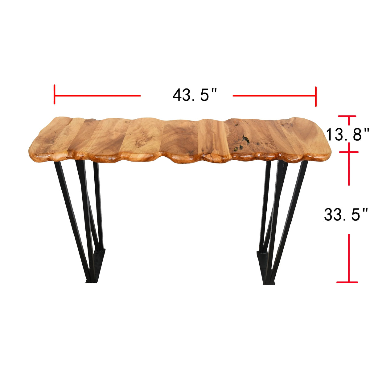 Cedar Wood Console Table Y931