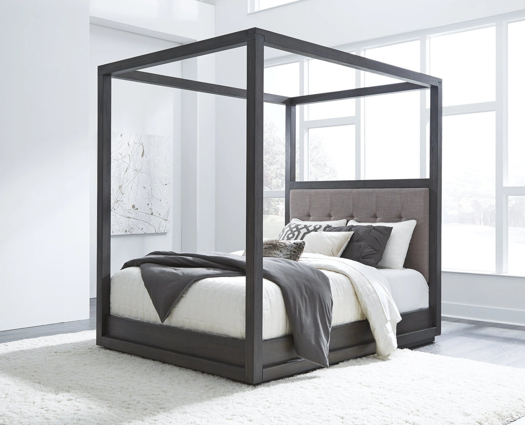 King Canopy Bed G728