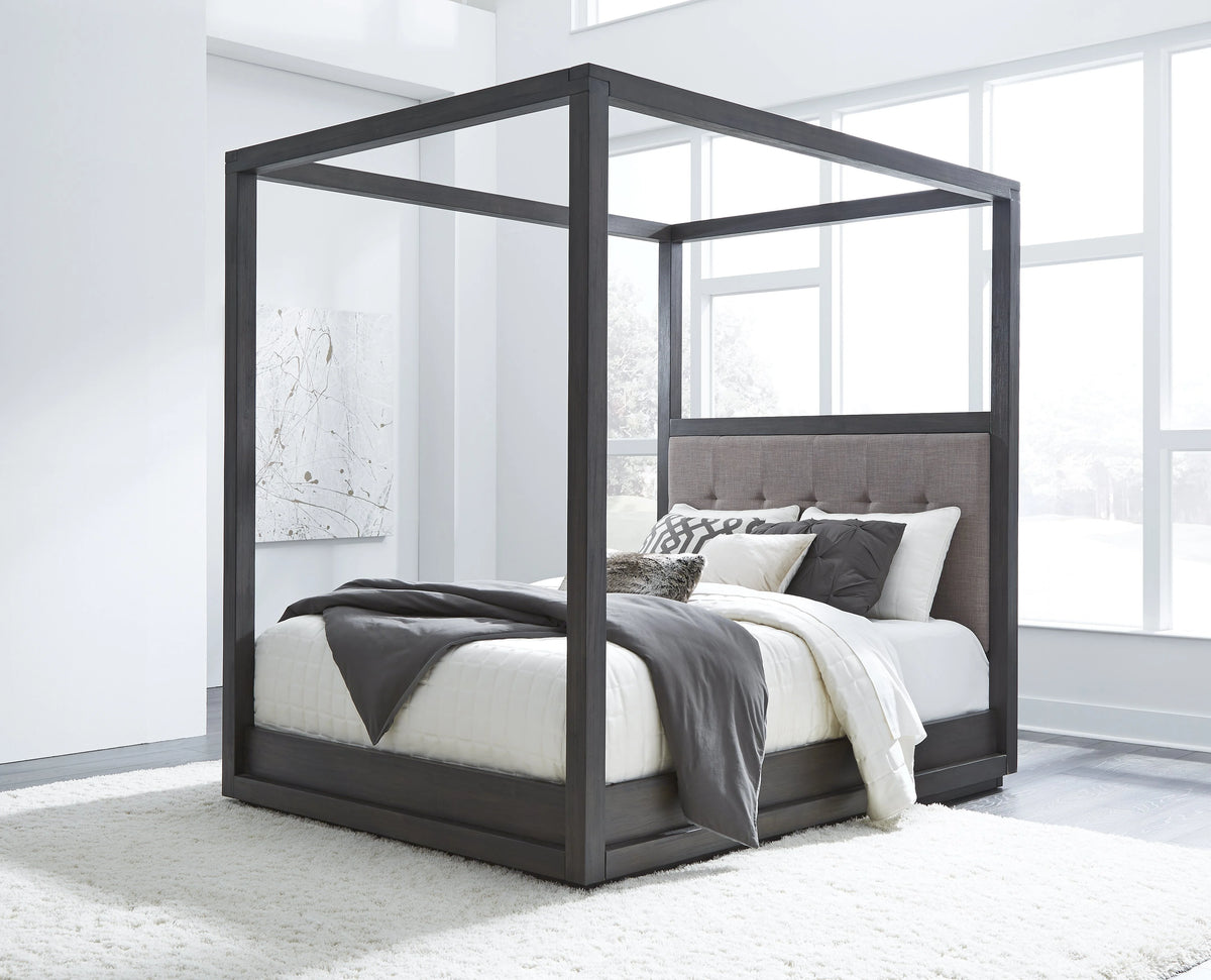 King Canopy Bed G728