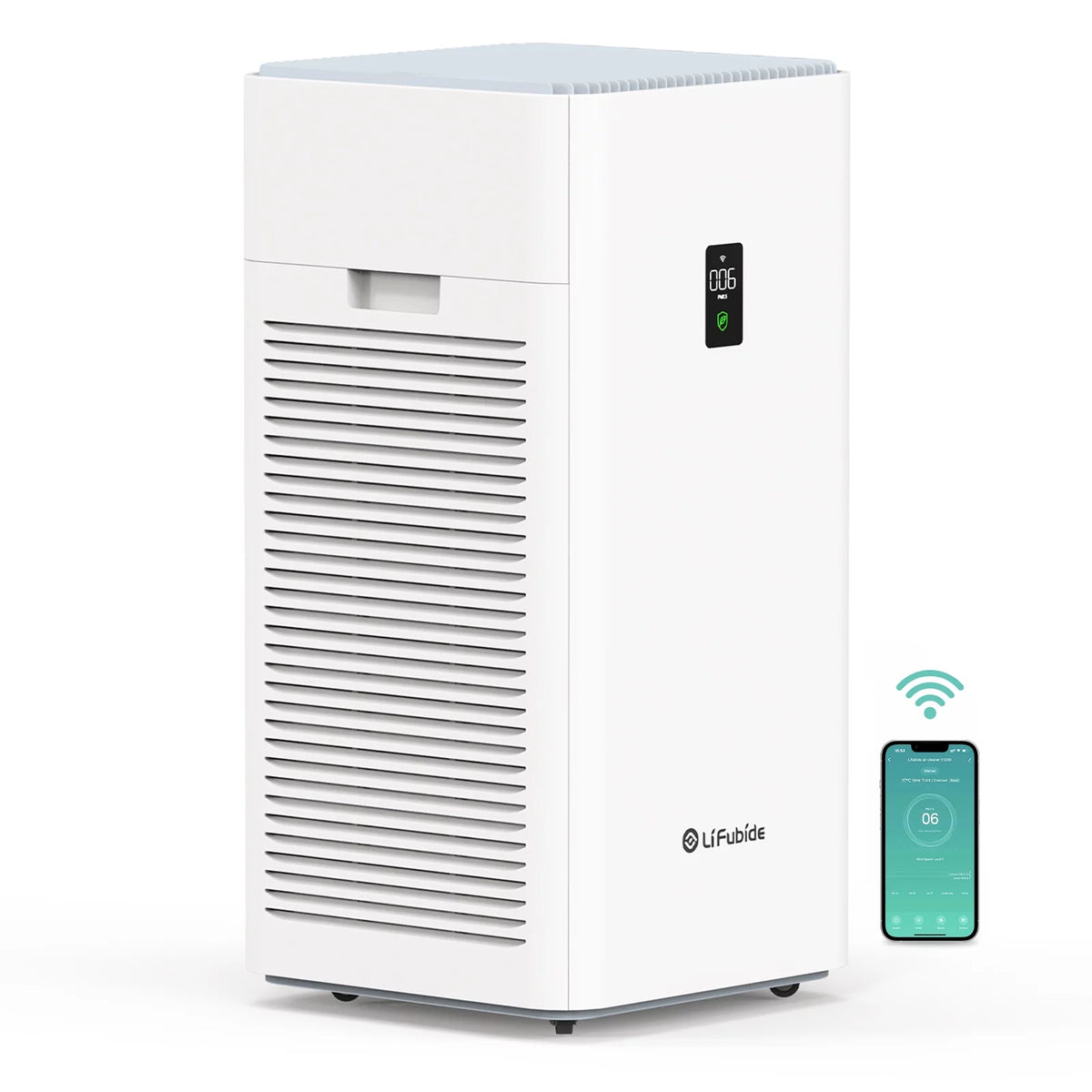 Large Room Air Purifier H13 True HEPA 4555 Sq.Ft Coverage 24dB Low Noise Smart Air Purifier H3052