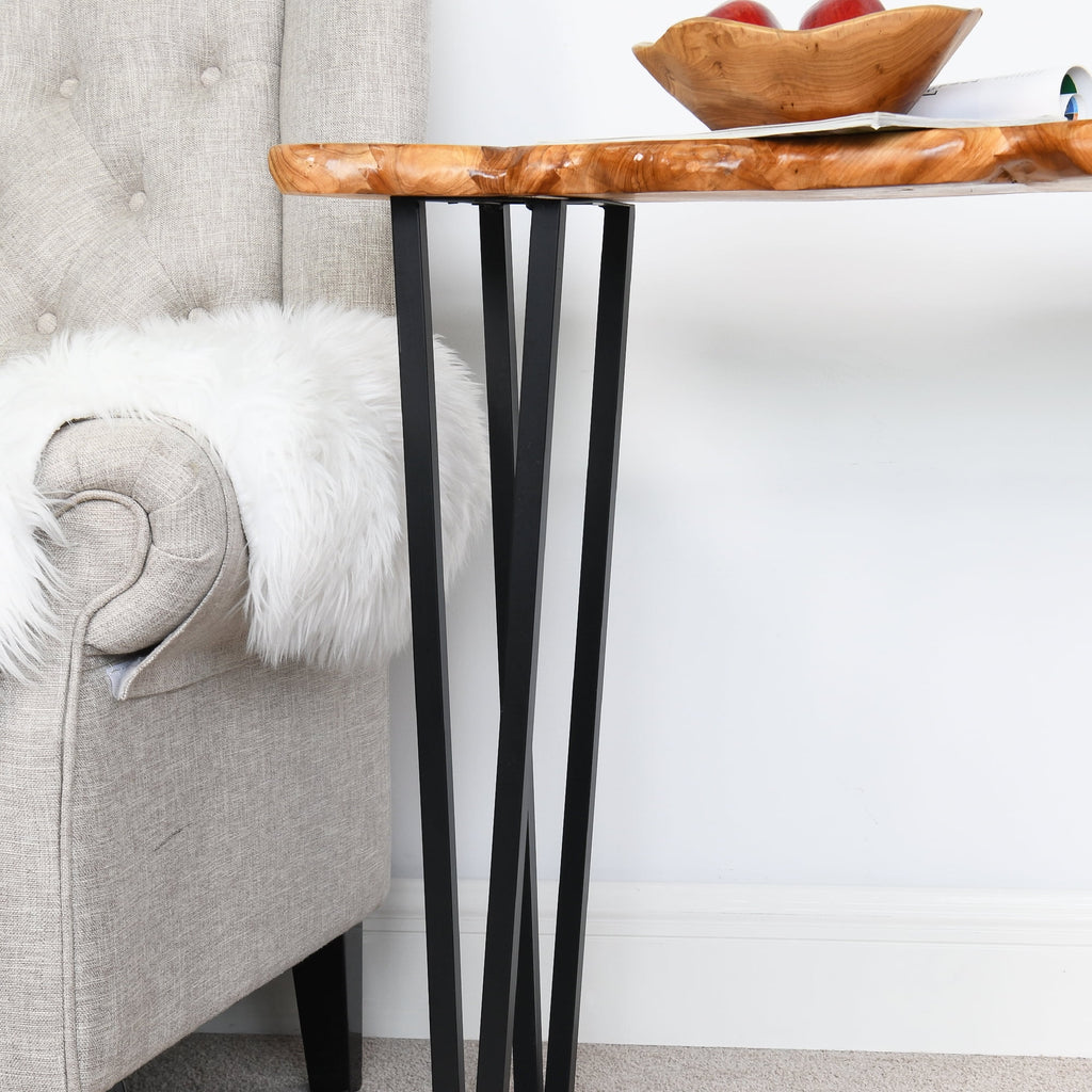 Cedar Wood Console Table Y931