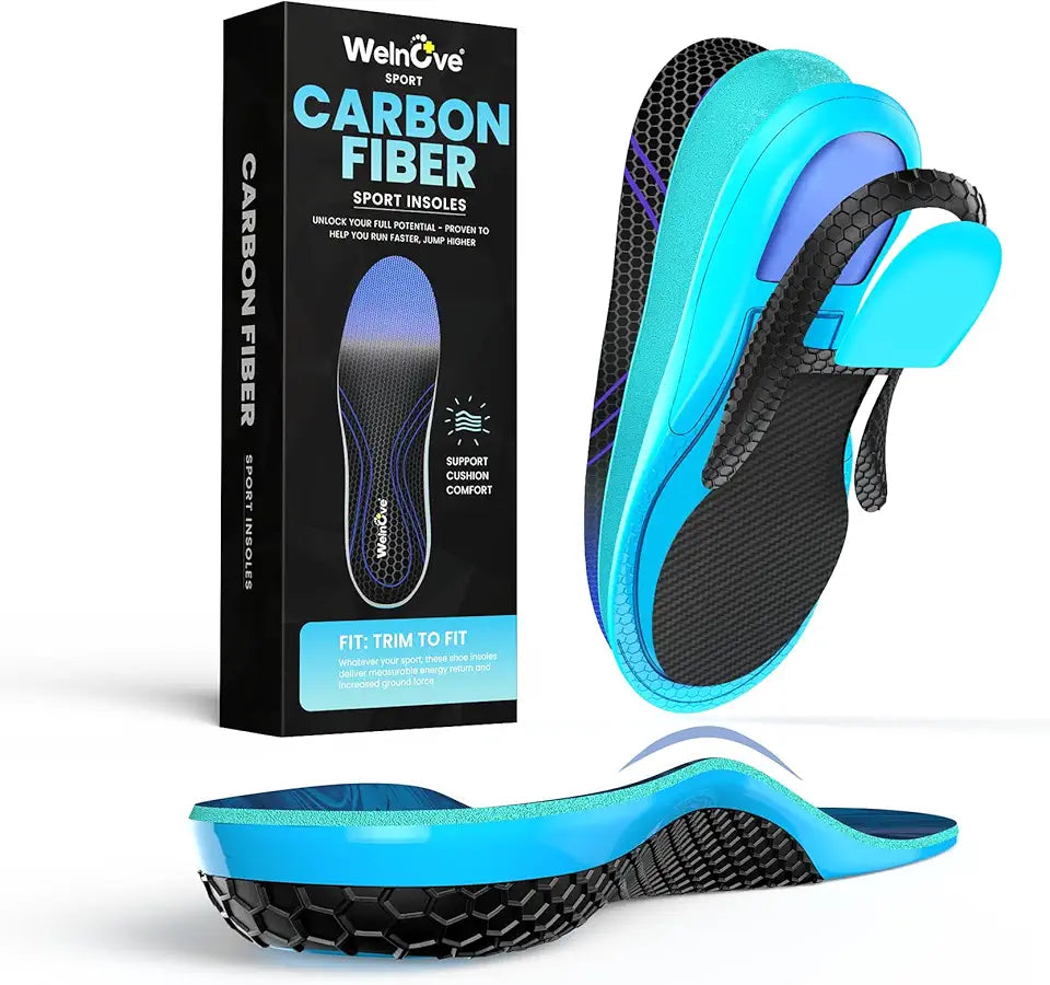 Carbon Fiber Shoe Insert Black XL E47430