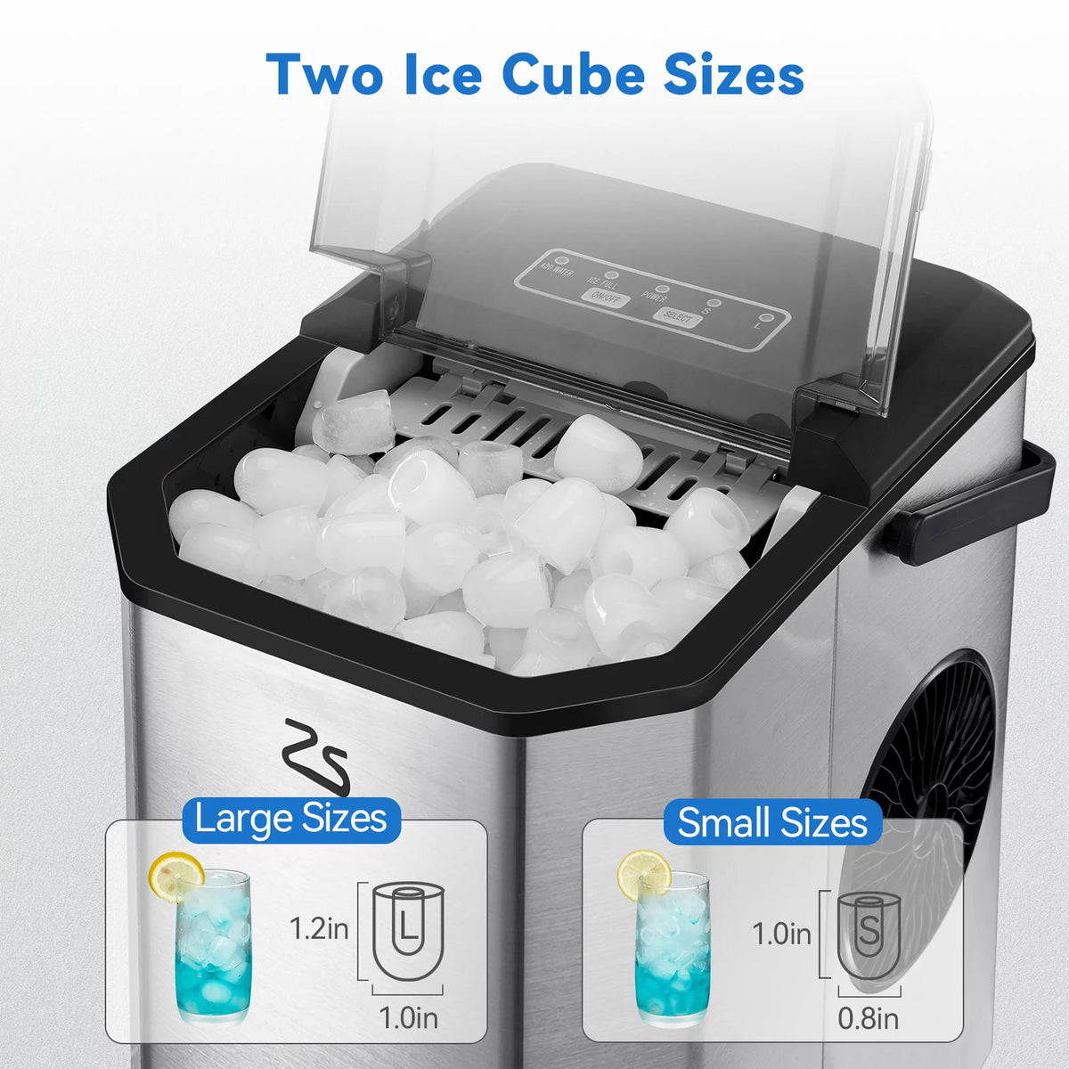 Countertop Nugget Ice Maker with Soft Chewable Pellet Ice S9880
