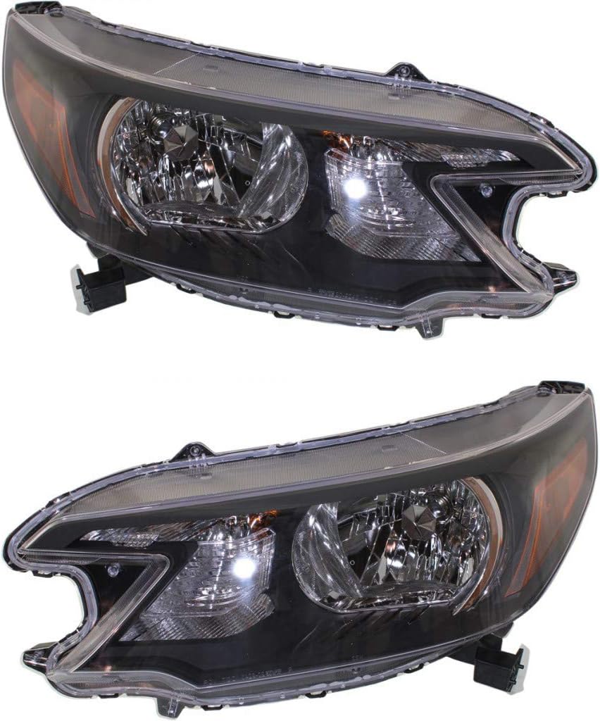 Honda CR-V Headlight Assembly 2012-2014 Pair Driver and Passenger Side S63676