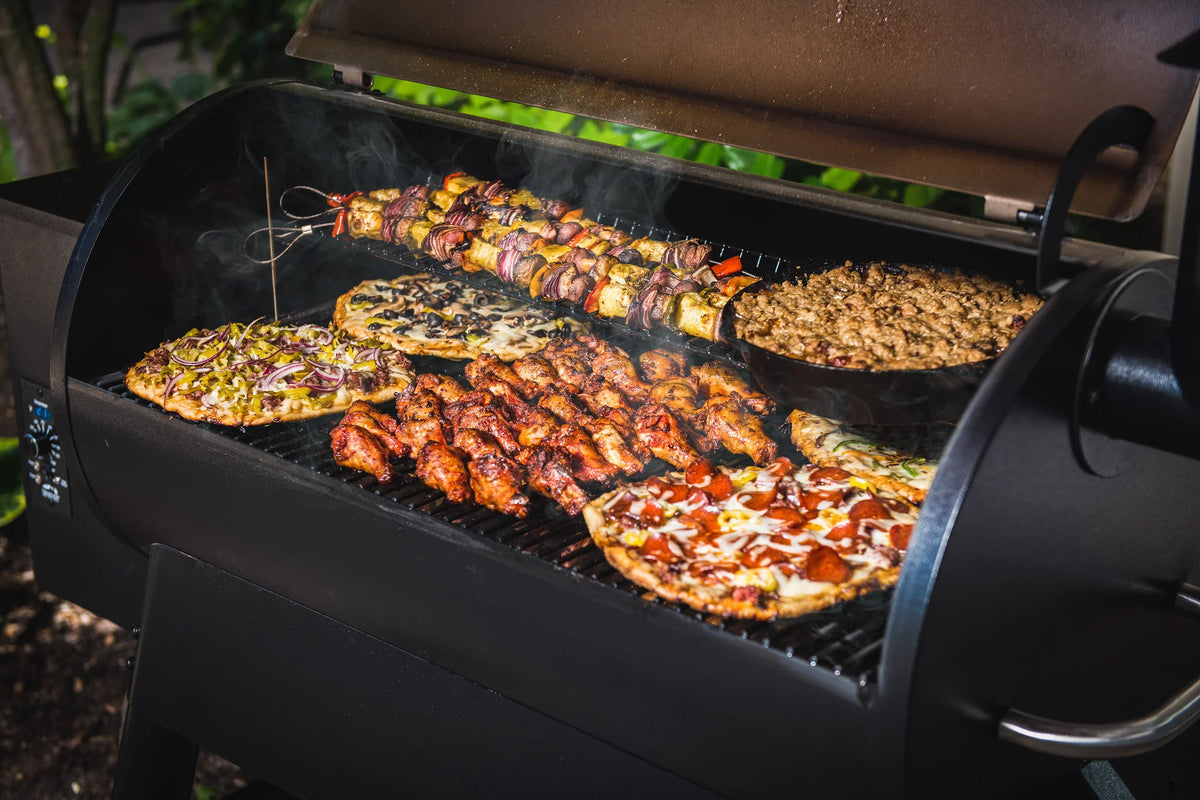 Bronze Wood Pellet Grill and Smoker E5642