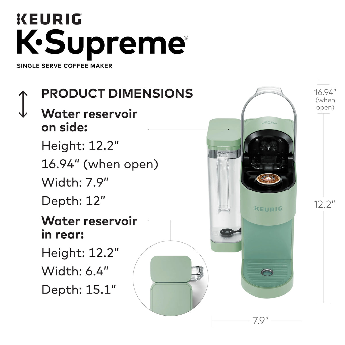 Single Serve K-Cup Pod Coffee Maker I534