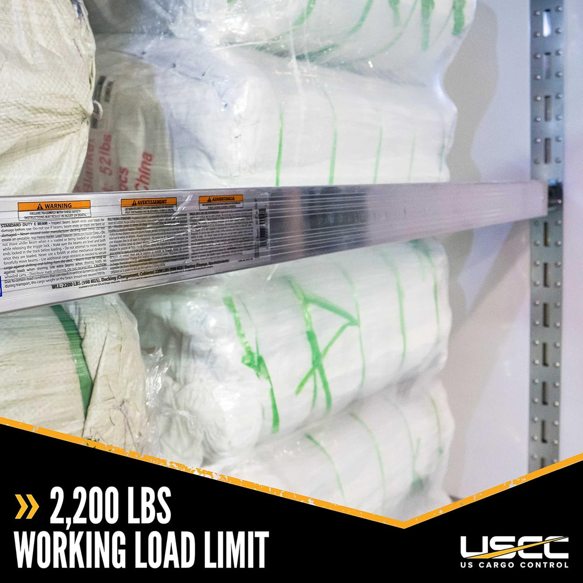 Adjustable Aluminum E Track Load Bar 4 Pack T5570