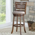 29x22 Swivel Bar Stool Brown Sepia G5452