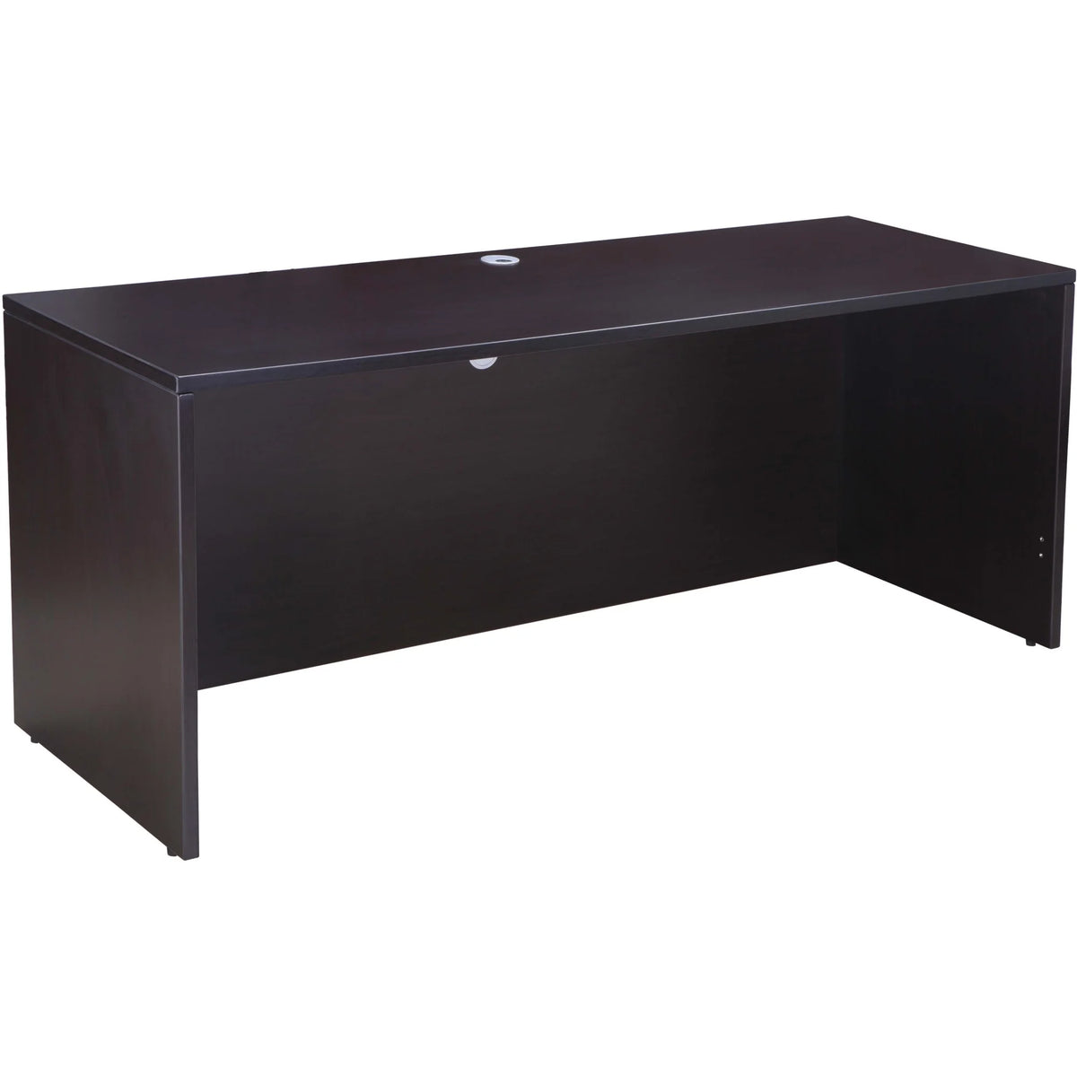 Mocha 71-Inch U-Shape Desk with File Storage Pedestal and Hutch S5815
