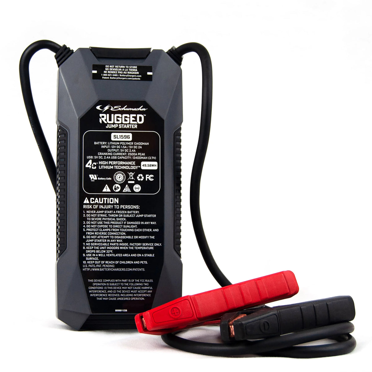 Rugged Jump Starter and Portable Power Pack 12V DC S15510