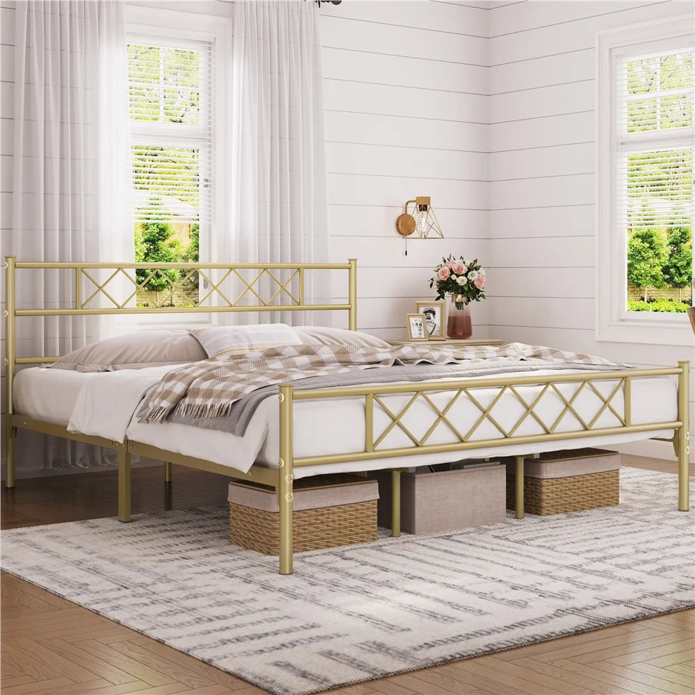 Queen Metal Platform Bed M459063