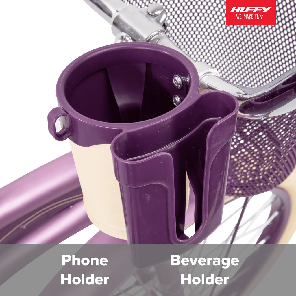 24 Inch Purple Satin Cruiser Bike X76999