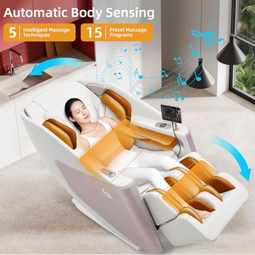 Golden Zero Gravity SL-Track Shiatsu Massage Recliner Chair with Heat X827868