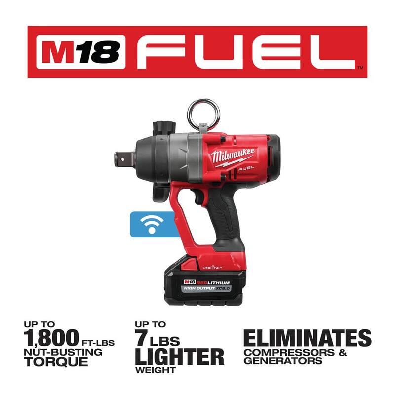 18V Lithium-Ion Brushless Cordless 1 in. Impact Wrench with Friction Ring V683