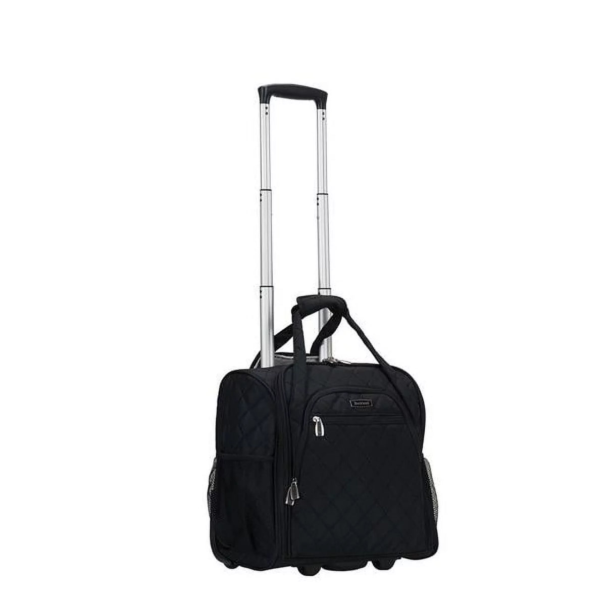 Black Wheeled Underseat Carry on Luggage S674
