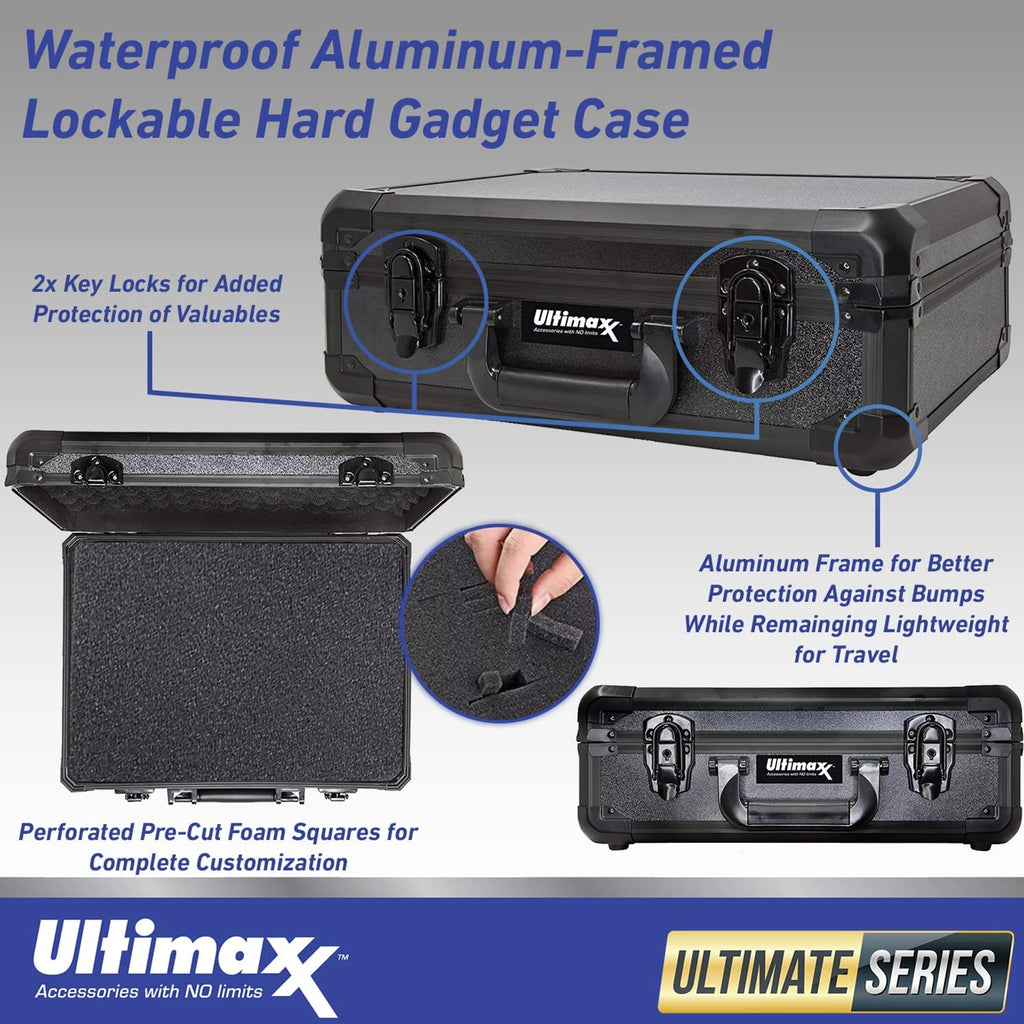 Waterproof Lockable Hard Case with Pick and Pluck Foam P2438