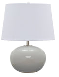 17 inch One Light Stoneware Table A8515