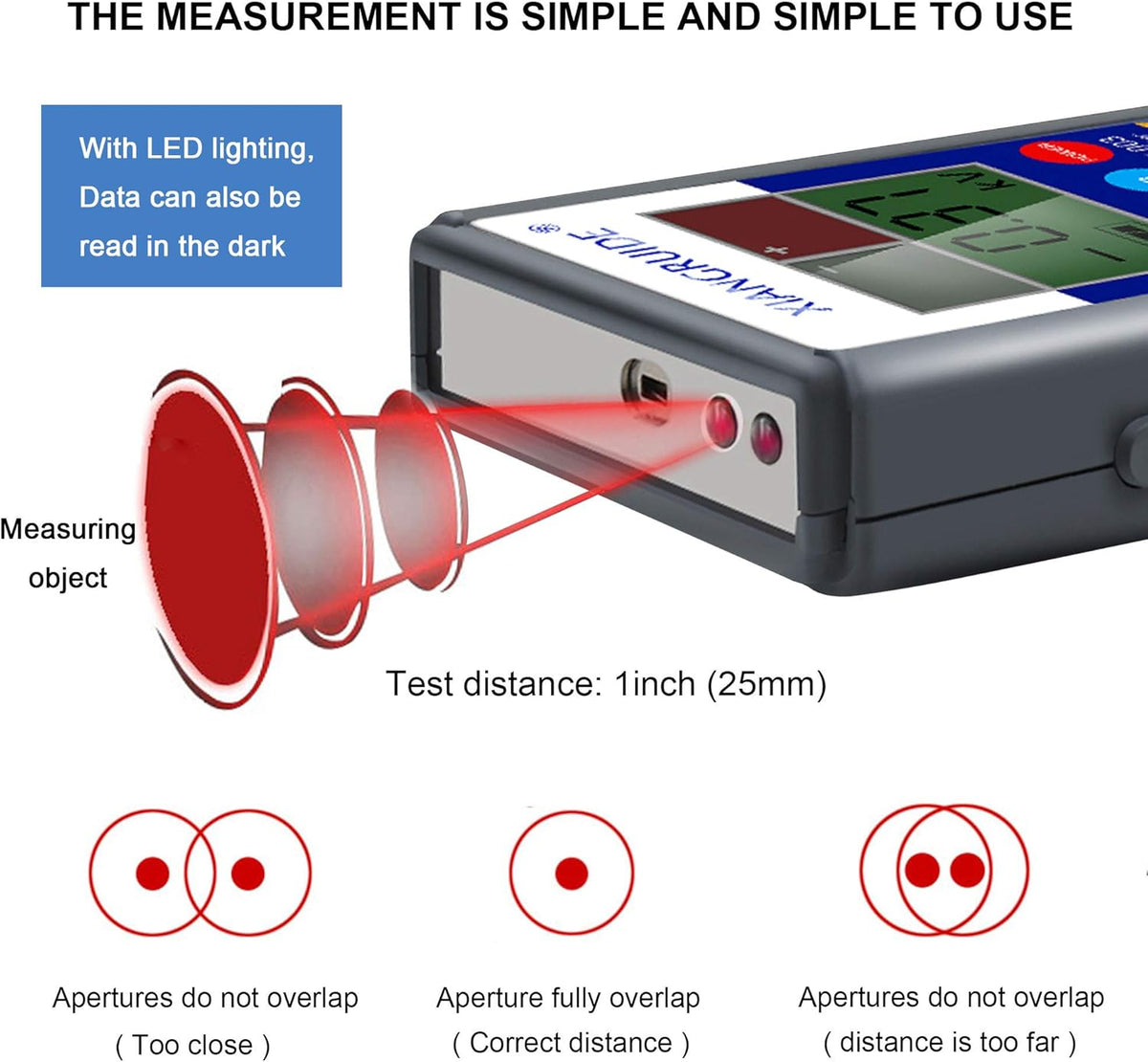 Handheld Digital Electrostatic Field Meter Tester 0~20KV Portable Ion Balance Tester 0~200V E26020