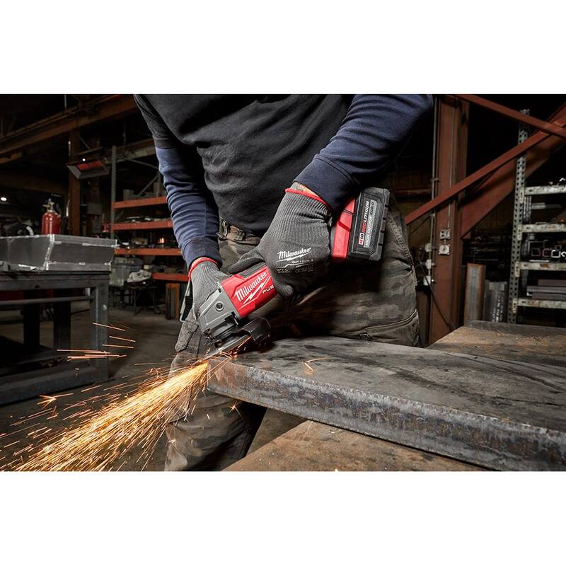 18V Brushless Cordless 4-1/2 in. / 5 in. Grinder with Paddle Switch I2772
