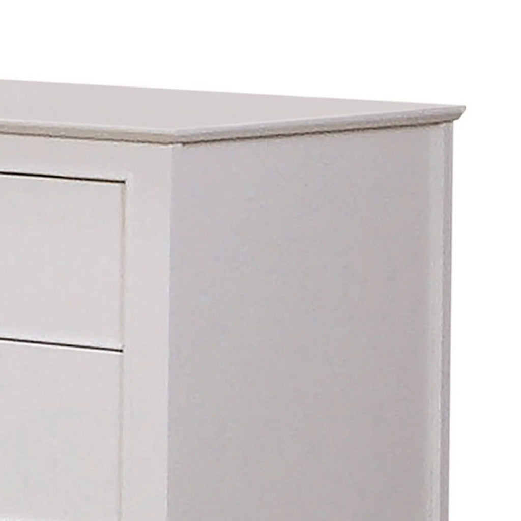 White 48 Inch 3 Drawer Writing Desk with Keyboard Tray D761482