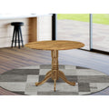 Acacia Wood Round Dining Table with Drop Leaves K928
