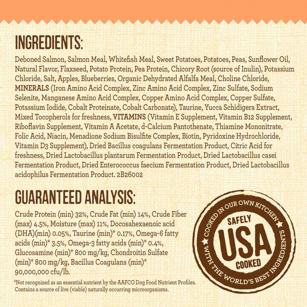 Grain Free Salmon Sweet Potato Dry Dog Food O240183