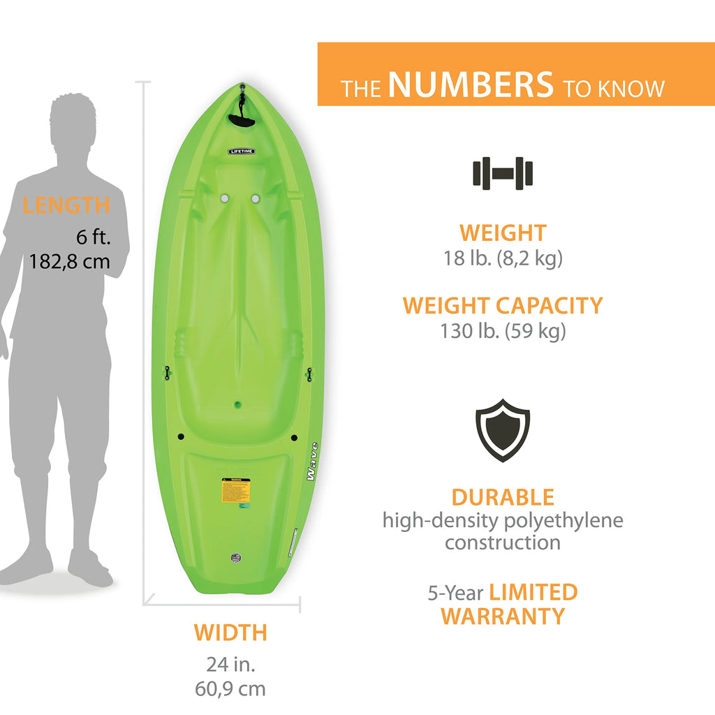 Green Youth Kayak with Paddle O17121