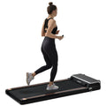 Folding Treadmill with Desk 2.5HP Compact Electric Treadmill W865