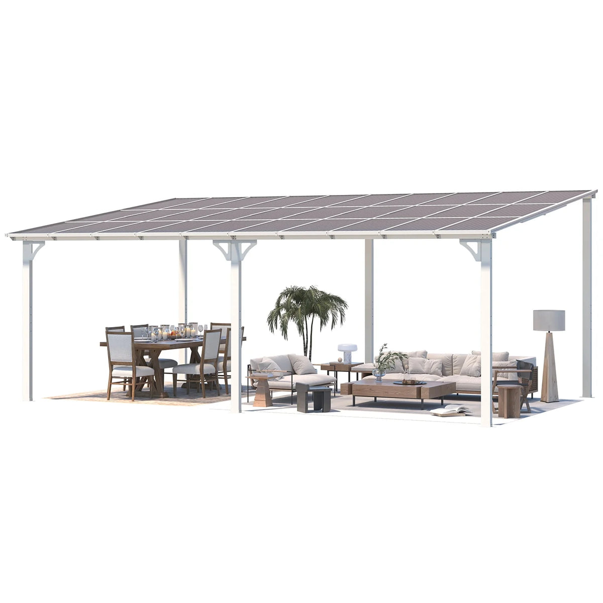 10' x 14' Hardtop Aluminum Gazebo E6022