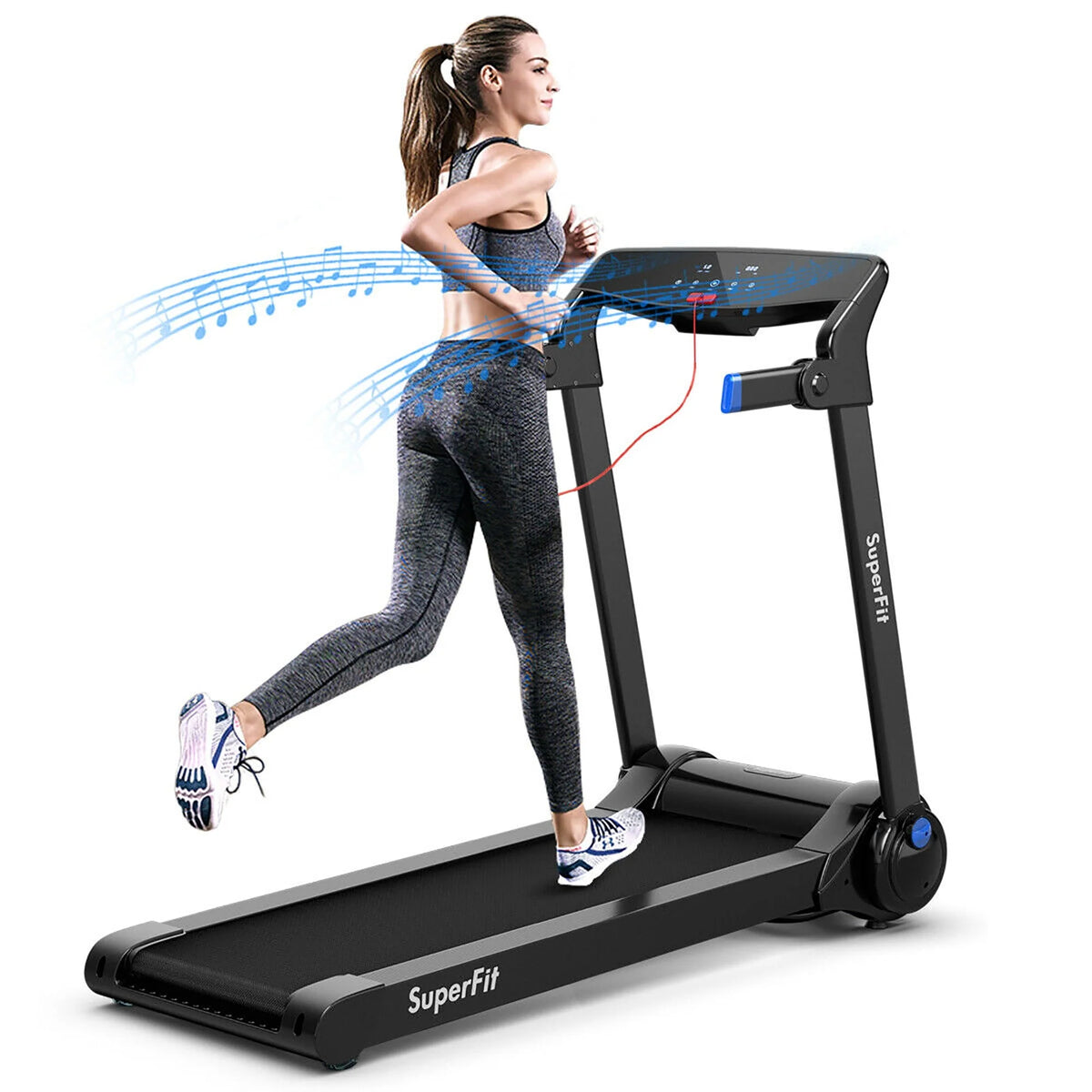 Folding Electric Treadmill Running Machine S4512