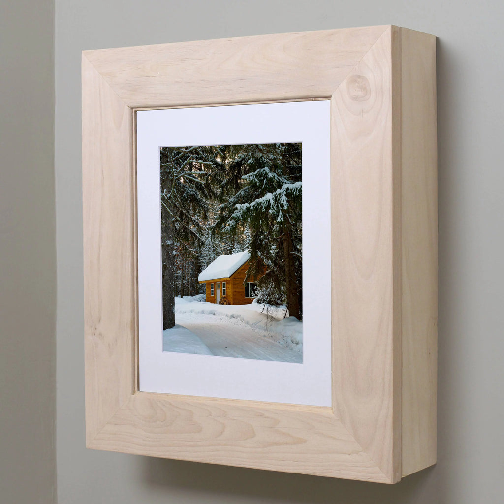Unfinished Flat Wall-Mount Medicine Cabinet A3320