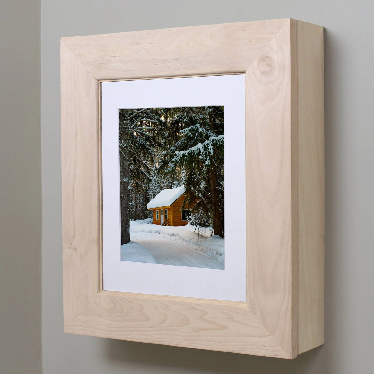 Unfinished Flat Wall-Mount Medicine Cabinet A3320