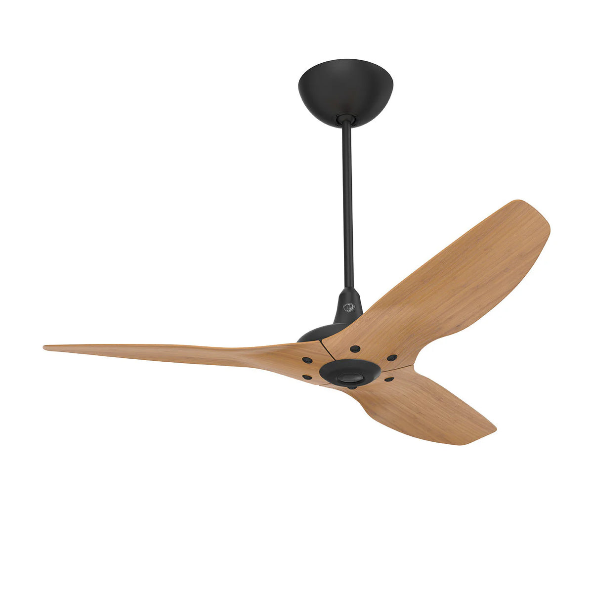 52 Ceiling Fan with Bamboo Blades and Black Finish U3383